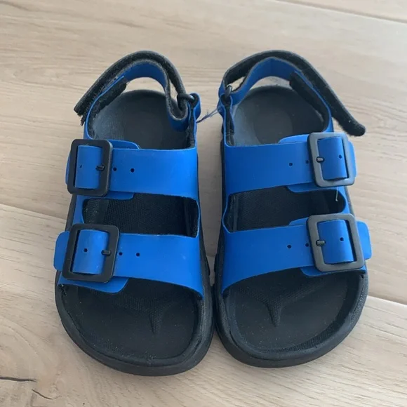 Toddler Boy Blue Sandals - Picture 2 of 6